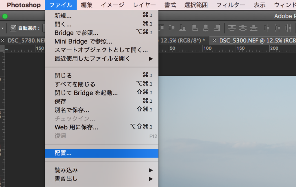 Photoshop 配置機能