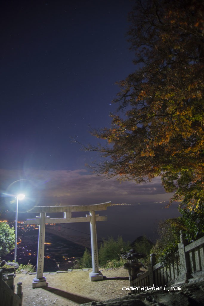 高屋神社　夜景
